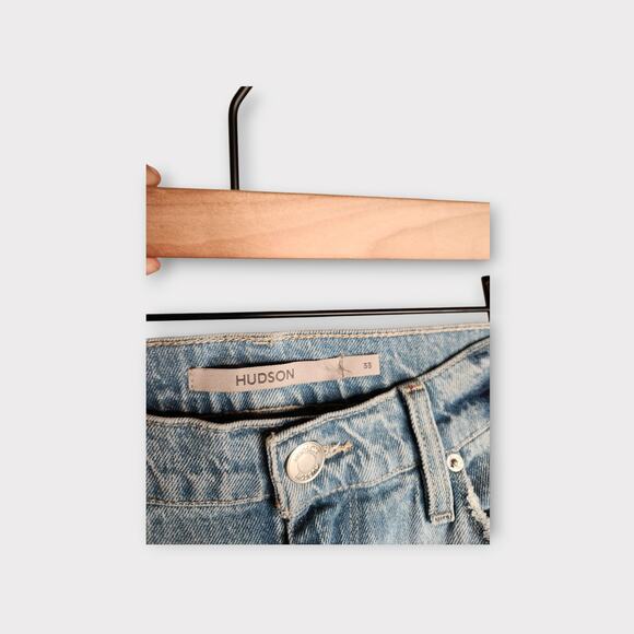 Hudson Barbara High Rise Bootcut Crop Jeans Ivy Wash Women's Size 33 Denim - Picture 5 of 8